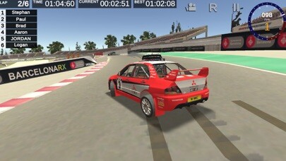 Emulate iPhone app World Rally Cross - Rally Race using MyAndroid