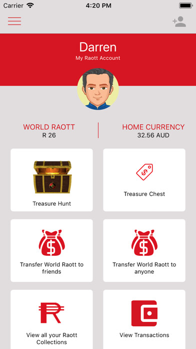 Emulate iPhone app World Raott Treasure Hunt using MyAndroid
