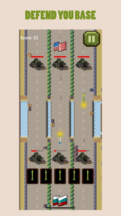 Emulate iPhone app World Rocket Wars using MyAndroid