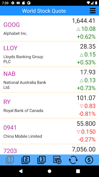 Run android online APK World Stocks: Stock, ETFs from MyAndroid or emulate World Stocks: Stock, ETFs using MyAndroid