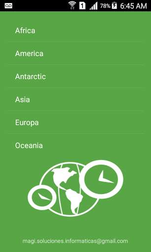 Run android online APK World Time and Date from MyAndroid or emulate World Time and Date using MyAndroid