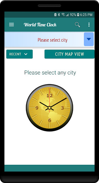 Run android online APK World Time Clock from MyAndroid or emulate World Time Clock using MyAndroid
