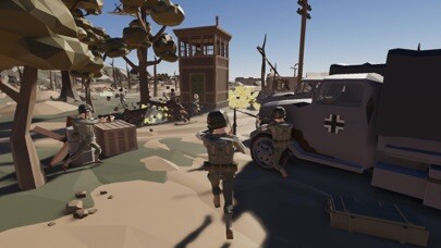 Emulate iPhone app World War II Polygon Army using MyAndroid