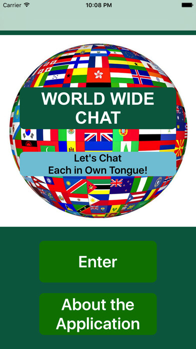 Emulate iPhone app World Wide Chat using MyAndroid