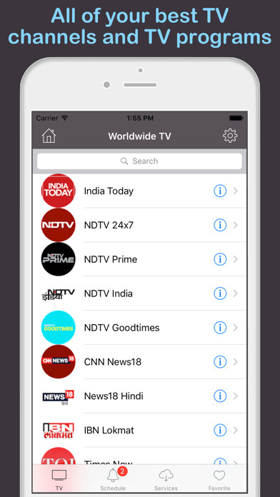 Emulate iPhone app Worldwide TV online using MyAndroid Emulate iPhone app Worldwide TV online using MyAndroid