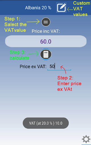 Run android online APK Worldwide VAT Calculator Pro from MyAndroid or emulate Worldwide VAT Calculator Pro using MyAndroid