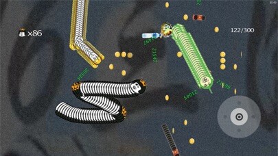Emulate iPhone app Worm Crazy Snake using MyAndroid