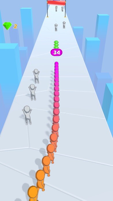 Emulate iPhone app Wormy Crowd using MyAndroid