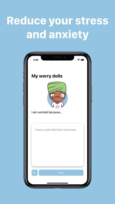 Emulate iPhone app Worry Dolls Pro using MyAndroid