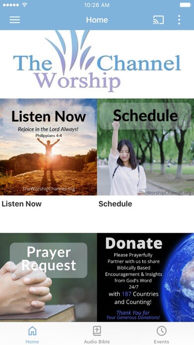 Emulate iPhone app Worship Channel using MyAndroid Emulate iPhone app Worship Channel using MyAndroid
