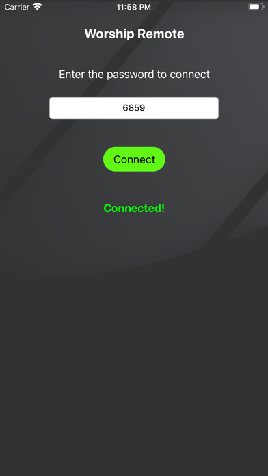 Emulate iPhone app Worship Remote using MyAndroid