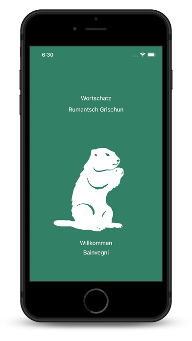 Emulate iPhone app Wortschatz Rumantsch Grischun using MyAndroid