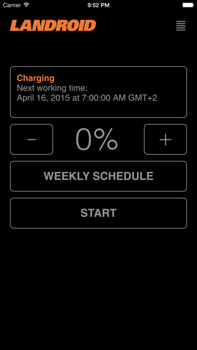 Emulate iPhone app Worx Mower Legacy using MyAndroid Emulate iPhone app Worx Mower Legacy using MyAndroid