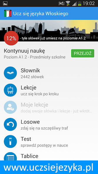 Run android online APK Włoski - Ucz się języka from MyAndroid or emulate Włoski - Ucz się języka using MyAndroid
