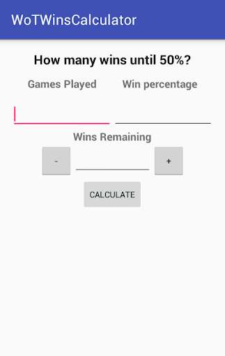 Emulate Android APK WoT Wins Calculator Emulate Android APK WoT Wins Calculator