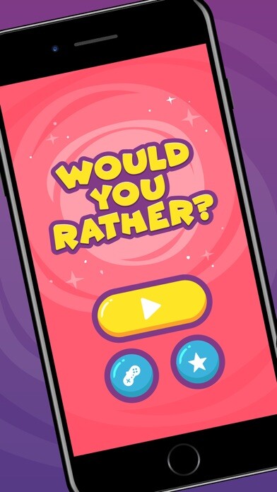 Emulate iPhone app Would You Rather For Teenagers using MyAndroid