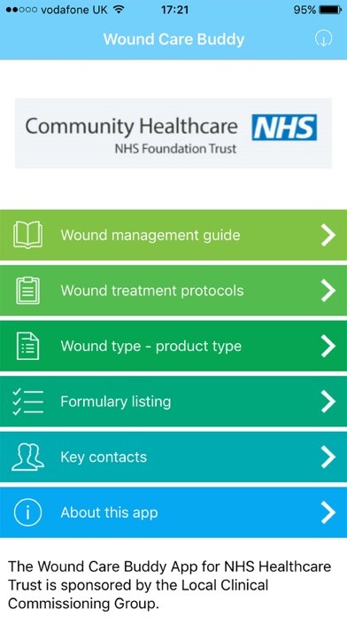 Emulate iPhone app Wound Care Buddy using MyAndroid