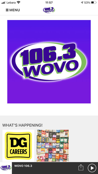 Emulate iPhone app WOVO 106.3 using MyAndroid Emulate iPhone app WOVO 106.3 using MyAndroid