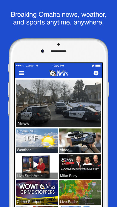 Emulate iPhone app WOWT 6 News using MyAndroid Emulate iPhone app WOWT 6 News using MyAndroid