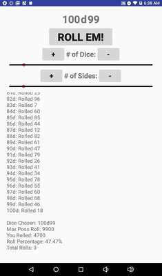 Emulate Android APK Wozs Dice Roller