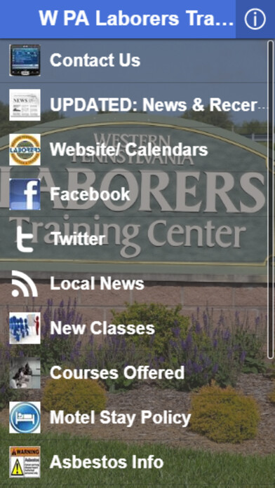 Emulate iPhone app W. PA Laborers Training using MyAndroid Emulate iPhone app W. PA Laborers Training using MyAndroid