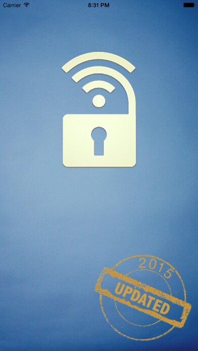 Emulate iPhone app WPA & WEP Generator Ultimate - WiFi Router Passwords using MyAndroid