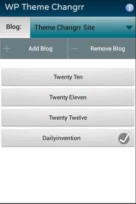 Emulate Android APK WP Theme Changrr