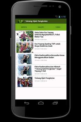 Emulate Android APK WP Tukang Ojek Pengkolan