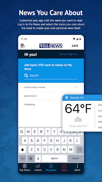 Run android online APK WRAL News App from MyAndroid or emulate WRAL News App using MyAndroid Run android online APK WRAL News App from MyAndroid or emulate WRAL News App using MyAndroid
