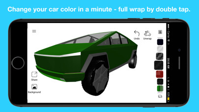 Emulate iPhone app Wrap for Tesla 3D Color Change using MyAndroid Emulate iPhone app Wrap for Tesla 3D Color Change using MyAndroid