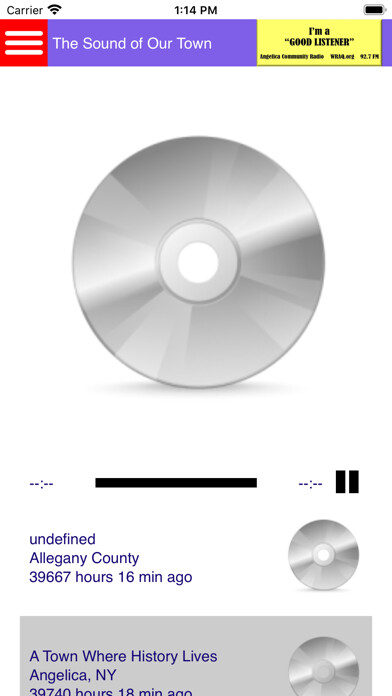 Emulate iPhone app WRAQ 92.7 FM using MyAndroid