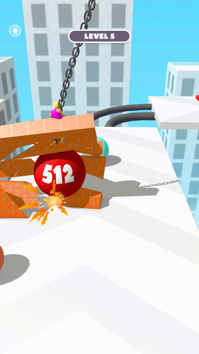 Emulate iPhone app Wrecking Ball 2048 using MyAndroid