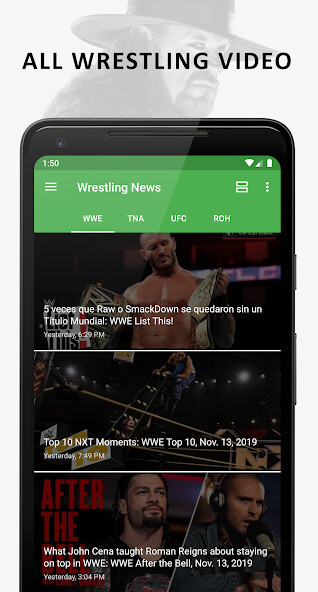 Run android online APK Wrestling News And Rumors from MyAndroid or emulate Wrestling News And Rumors using MyAndroid