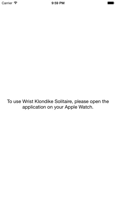 Emulate iPhone app Wrist Klondike Solitaire using MyAndroid