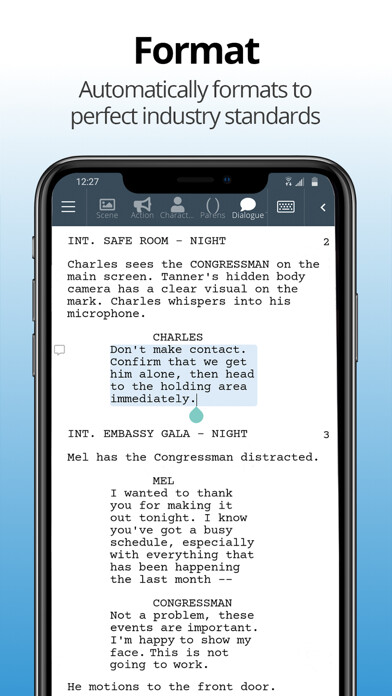 Emulate iPhone app WriterDuet using MyAndroid Emulate iPhone app WriterDuet using MyAndroid
