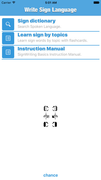 Emulate iPhone app Write Sign Language Dictionary - Offline AmericanSign Language using MyAndroid Emulate iPhone app Write Sign Language Dictionary - Offline AmericanSign Language using MyAndroid