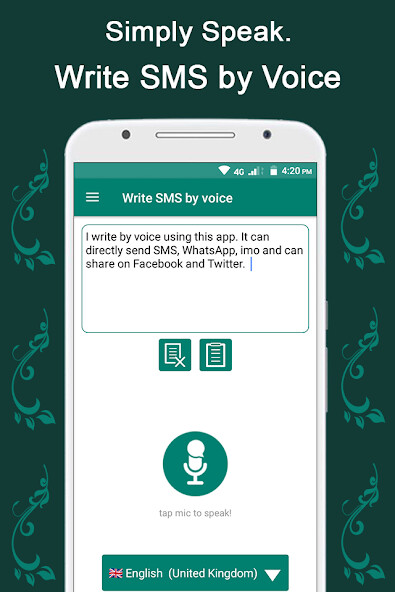 Run android online APK Write SMS by Voice - Voice Typing, Speech to Text from MyAndroid or emulate Write SMS by Voice - Voice Typing, Speech to Text using MyAndroid Run android online APK Write SMS by Voice - Voice Typing, Speech to Text from MyAndroid or emulate Write SMS by Voice - Voice Typing, Speech to Text using MyAndroid
