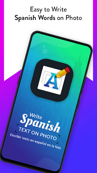 Run android online APK Write Spanish Text on photo from MyAndroid or emulate Write Spanish Text on photo using MyAndroid