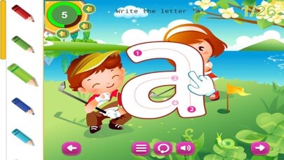 Emulate iPhone app Writing ABC Letters Handwriting Preschool Practice using MyAndroid Emulate iPhone app Writing ABC Letters Handwriting Preschool Practice using MyAndroid