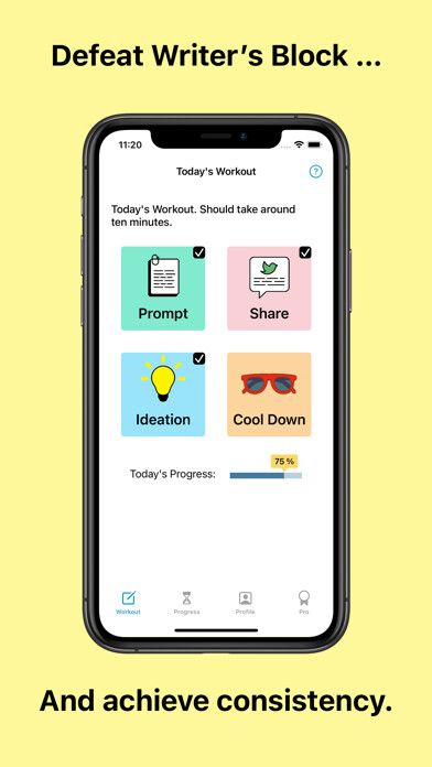 Emulate iPhone app Writing Gym using MyAndroid Emulate iPhone app Writing Gym using MyAndroid