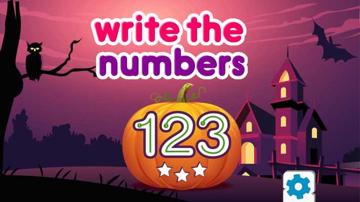 Emulate Android APK Writing Numbers: Number Tracing 123 - Halloween Emulate Android APK Writing Numbers: Number Tracing 123 - Halloween