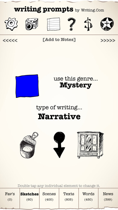 Emulate iPhone app Writing Prompts using MyAndroid Emulate iPhone app Writing Prompts using MyAndroid