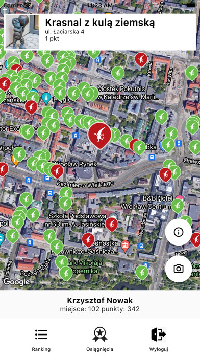 Emulate iPhone app Wroclaw Dwarfs using MyAndroid Emulate iPhone app Wroclaw Dwarfs using MyAndroid