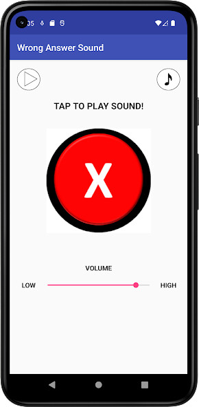 Emulate Android APK Wrong Answer Sound