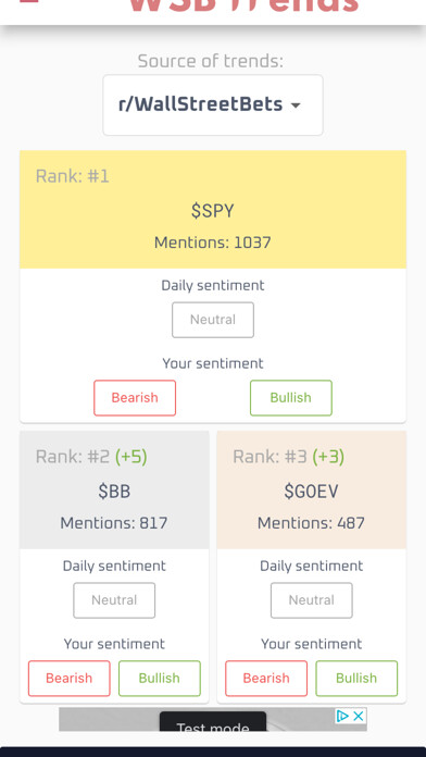 Emulate iPhone app WSB Trends using MyAndroid Emulate iPhone app WSB Trends using MyAndroid
