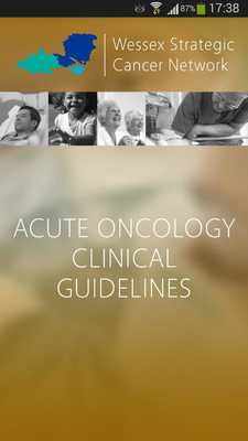Emulate Android APK WSCN Acute Oncology Guidelines