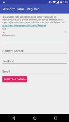 Emulate Android APK WSFormulario Emulate Android APK WSFormulario