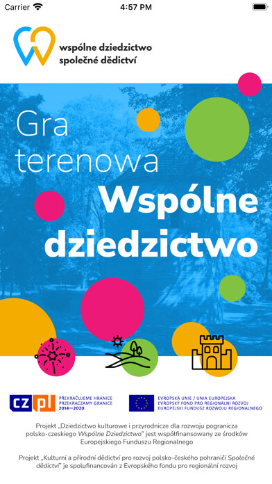 Emulate iPhone app Wspólne Dziedzictwo - gra using MyAndroid