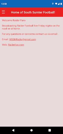 Emulate Android APK WSSH Raider Radio