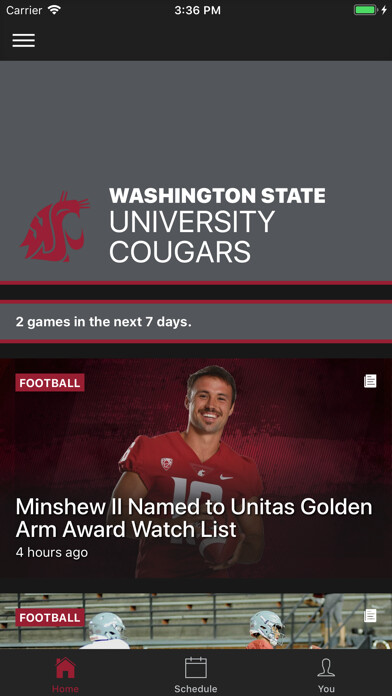 Emulate iPhone app WSU Cougars Gameday using MyAndroid Emulate iPhone app WSU Cougars Gameday using MyAndroid